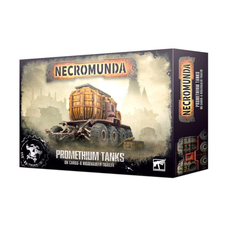Promethium Tanks auf Cargo-8 Ridgehauler Trailer