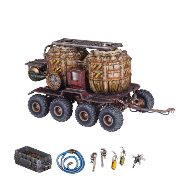 Promethium Tanks auf Cargo-8 Ridgehauler Trailer