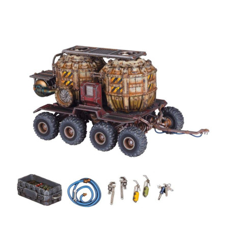 Promethium Tanks auf Cargo-8 Ridgehauler Trailer
