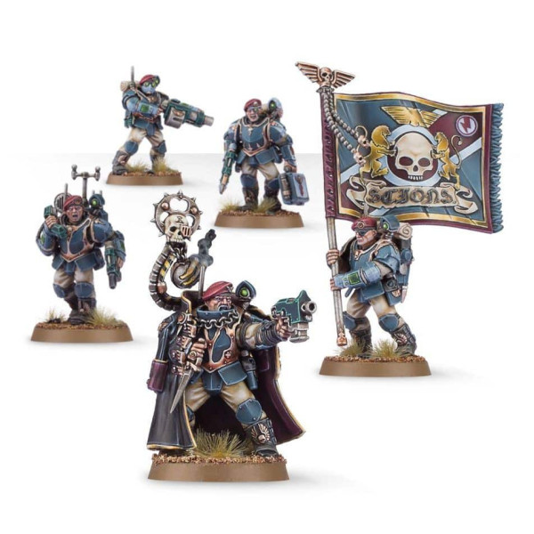Militarum Tempestus Scions Command Squad / Militarum Tempestus Scions