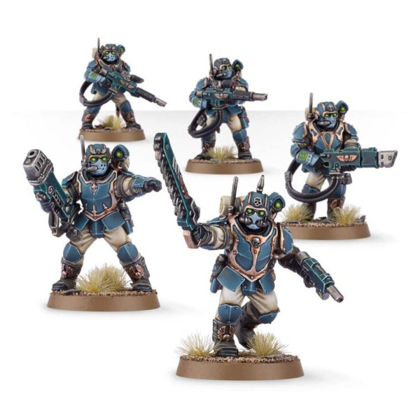 Militarum Tempestus Scions Command Squad / Militarum Tempestus Scions