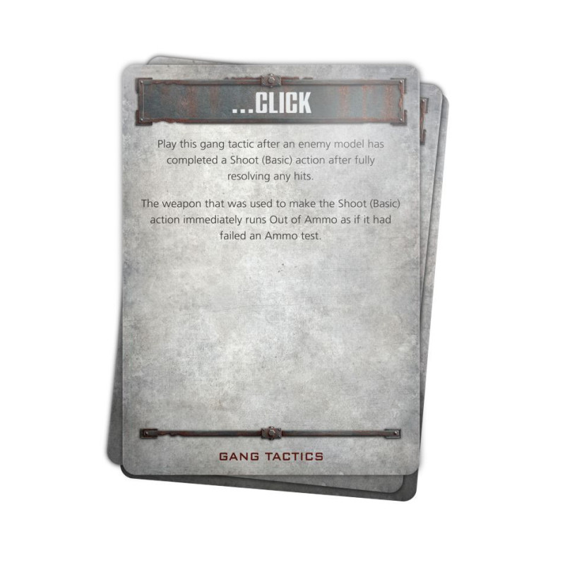 Necromunda : Core Gang Tactics Cards (Anglais)