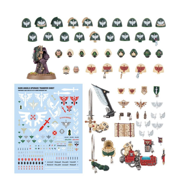 Upgrades und Abziehbilder der Dark Angels