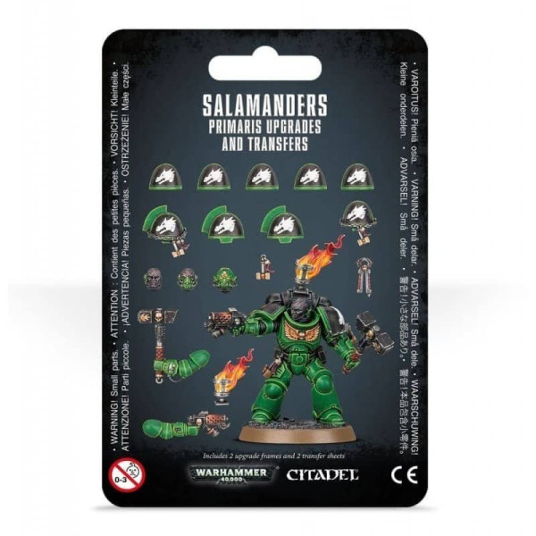 Améliorations et décalcomanies Salamanders Primaris