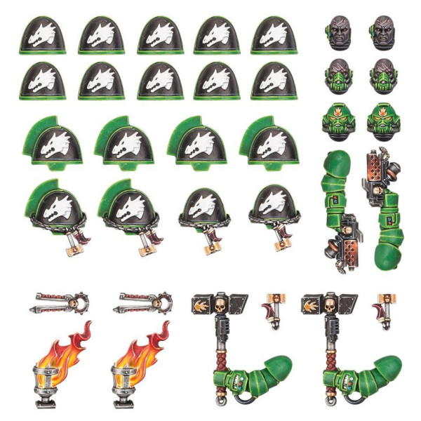 Upgrades und Abziehbilderbögen : Salamanders Primaris