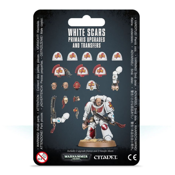 Améliorations et décalcomanies White Scars Primaris