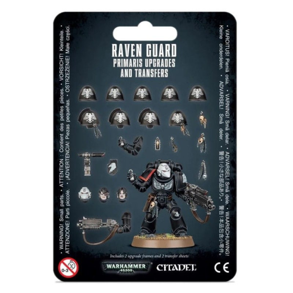 Améliorations et décalcomanies Raven Guard Primaris