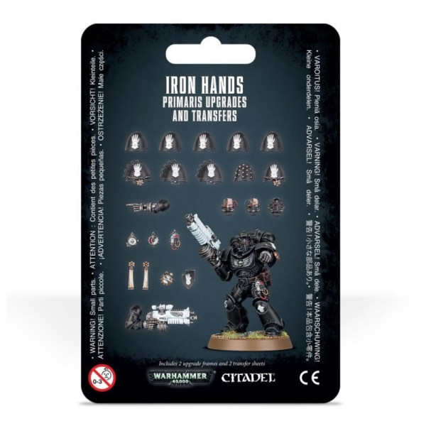 Améliorations et décalcomanies Iron Hands Primaris