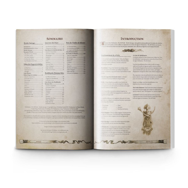 Warhammer : The Old World - Hordes Sauvages (Français)