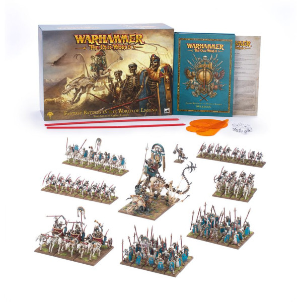 Set de Base Warhammer : The Old World – Édition des Rois des Tombes de Khemrie (Anglais)