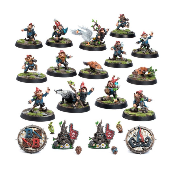 Équipe De Gnomes Pour Blood Bowl : Les Glimdwarrow Groundhogs
