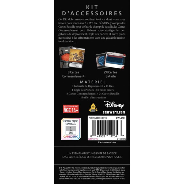 Kit d’Accessoires Star Wars : Legion - (Français)