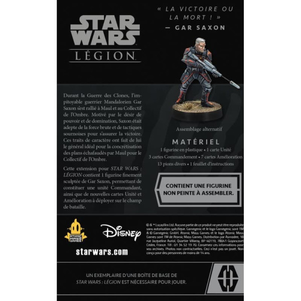 Gar Saxon Star Wars : Legion - (French)