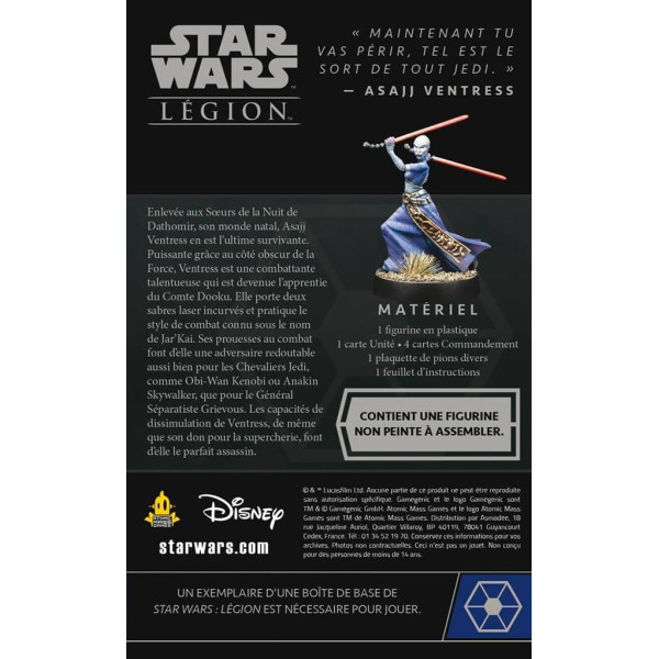 Asajj Ventress Star Wars : Legion - (French)