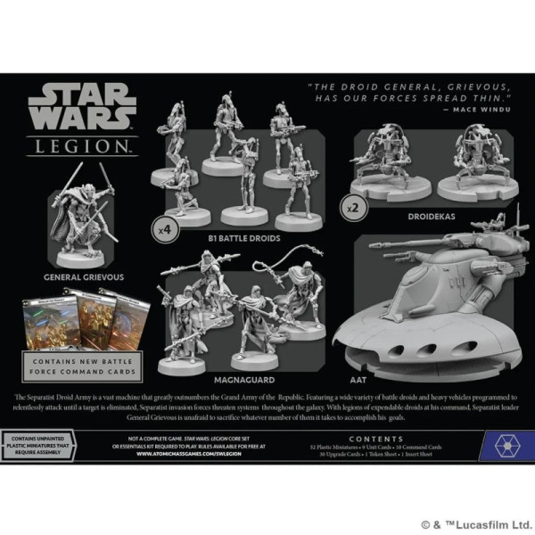 Separatist Invasion Star Wars : Legion - (French)