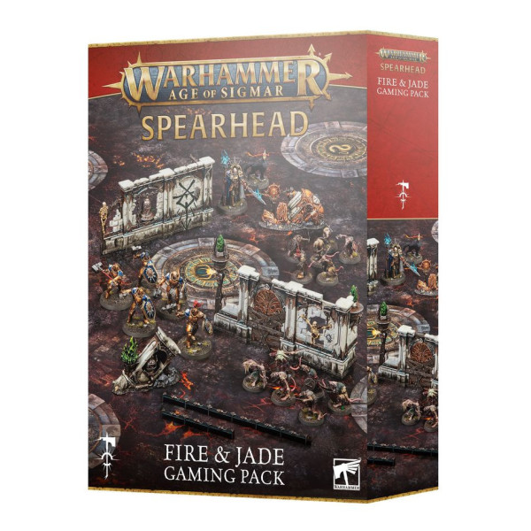 Warhammer Age of Sigmar : Spearhead – Fire & Jade Gaming Pack (English)