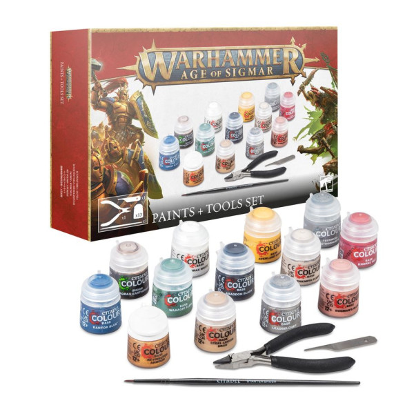 Warhammer Age of Sigmar : Farben + Werkzeuge