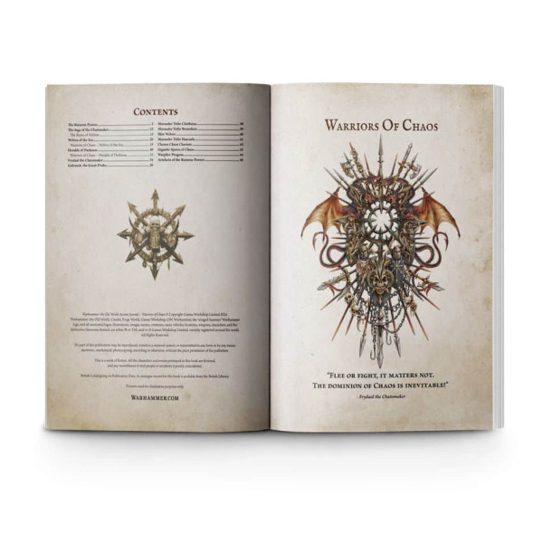 Arcane Journal : Warriors of Chaos (Englisch)