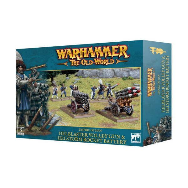 Höllenfeuer-Salvenkanone und Höllensturm Raketenlafette - Warhammer The Old World