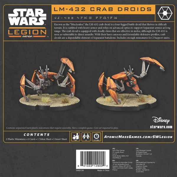 LM-432 Crab Droids Star Wars : Legion