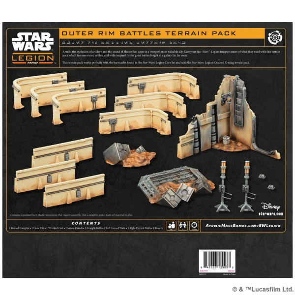 Outer Rim Battles Terrain Pack Star Wars : Legion