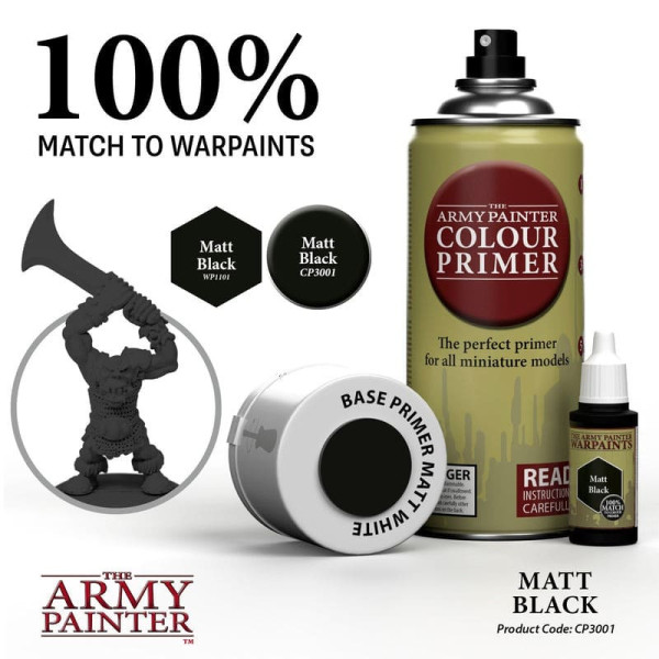 Colour Primer : Matt Black The Amy Painter The Amy Painter