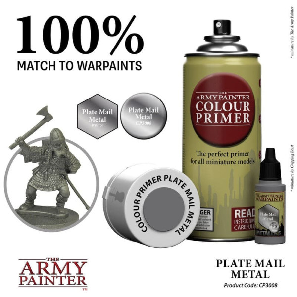 Colour Primer : Plate Mail Metal The Amy Painter