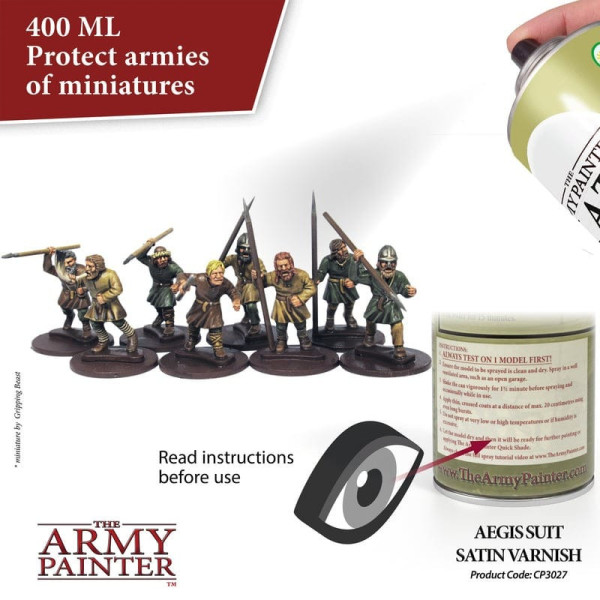 Colour Primer : Aegis Suit Satin Varnish The Amy Painter