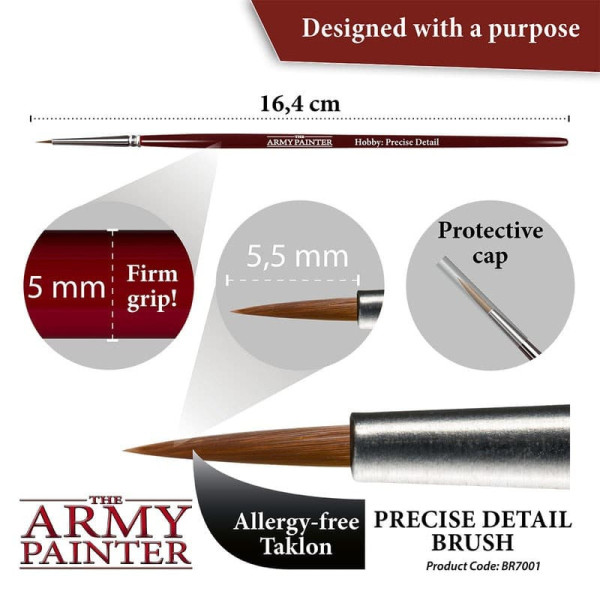 Hobby Brush : Precise Detail The Amy Painter