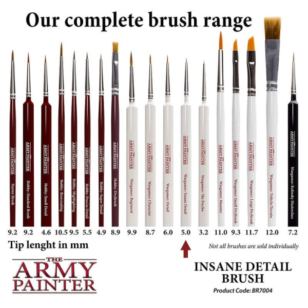 Wargamer Brush : Insane Detail The Amy Painter