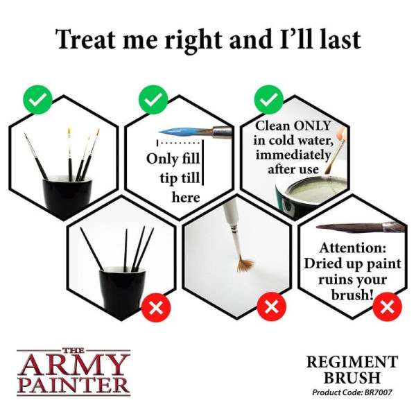 Wargamer Brush: Regiment The Amy Painter