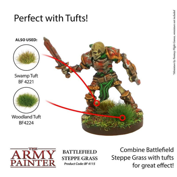 Battlefield Basing : Steppe Grass The Amy Painter