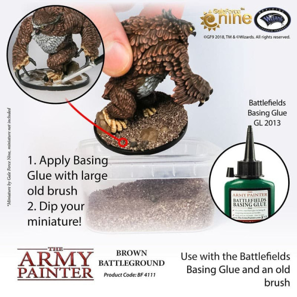 Battlefield Basing : Brown Battleground The Amy Painter