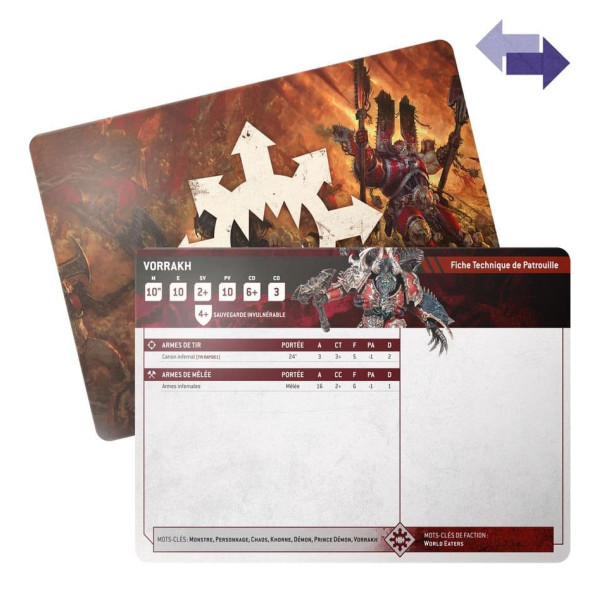 Cartes Techniques : World Eaters (Français)