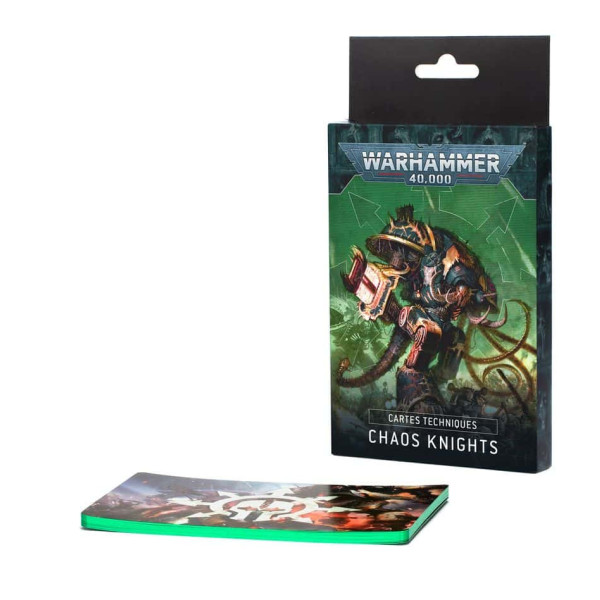 Cartes Techniques : Chaos Knights (Français)