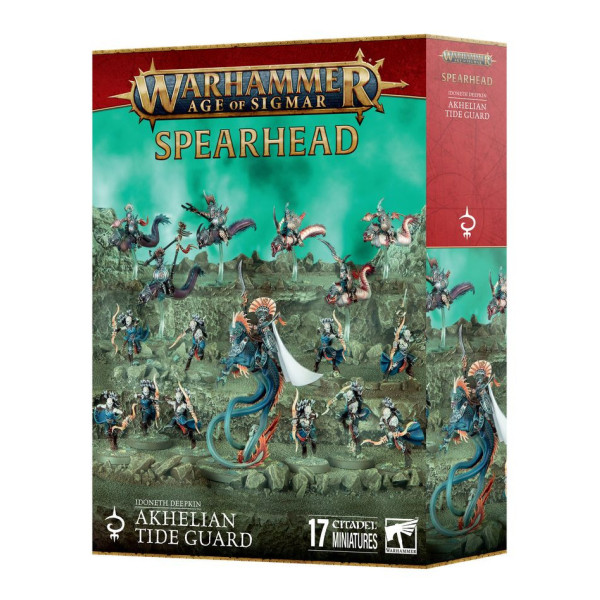 Speerspitze des Tiefenvolks der Idoneth – Akhelianer-Flutgarde
