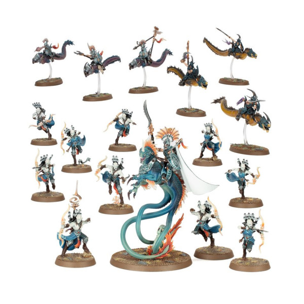 Speerspitze des Tiefenvolks der Idoneth – Akhelianer-Flutgarde