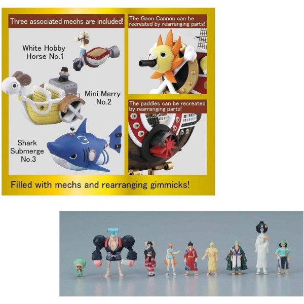 Thousand Sunny Land of Wano One Piece Grand Ship Collection model kit ship