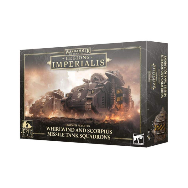 Legions Imperialis : Whirlwind and Scorpius Missile Tank Squadrons