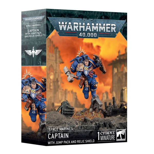 Capitaine avec Réacteur Dorsal et Bouclier Relique