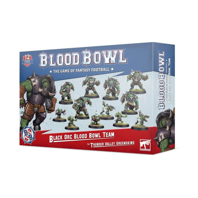 Black Orc Team für Blood Bowl : Die Thunder Valley Greenskins