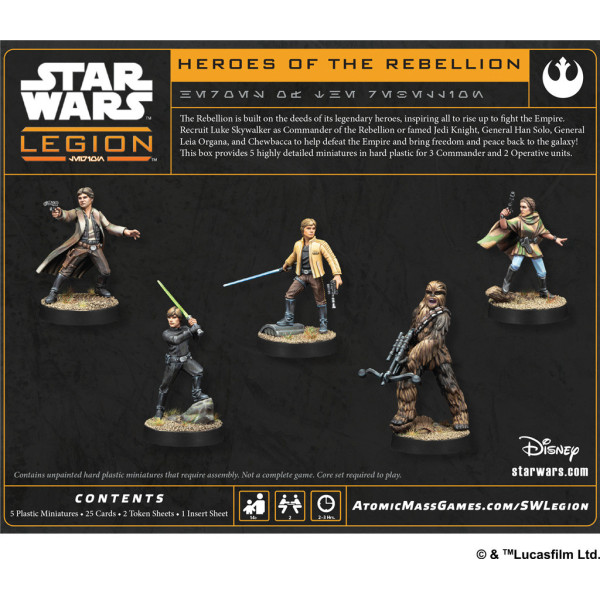Heroes of the Rebellion Star Wars : Legion