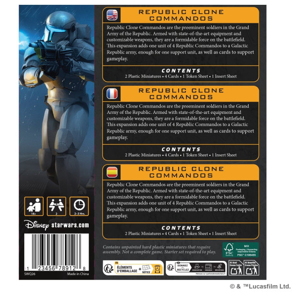 Republic Clone Commandos Star Wars : Legion