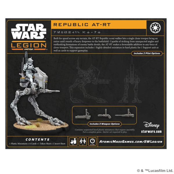 Republic AT-RT Star Wars : Legion