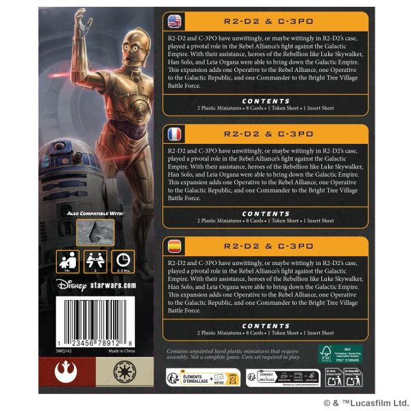 R2D2 & C-3PO Star Wars : Legion