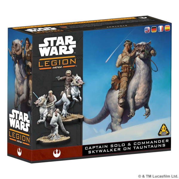 Captain Solo & Commander Skywalker on Tauntauns Star Wars : Legion