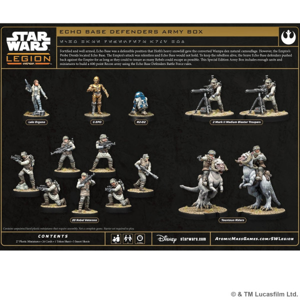 Echo Base Defenders Special Edition Army Box Star Wars : Legion