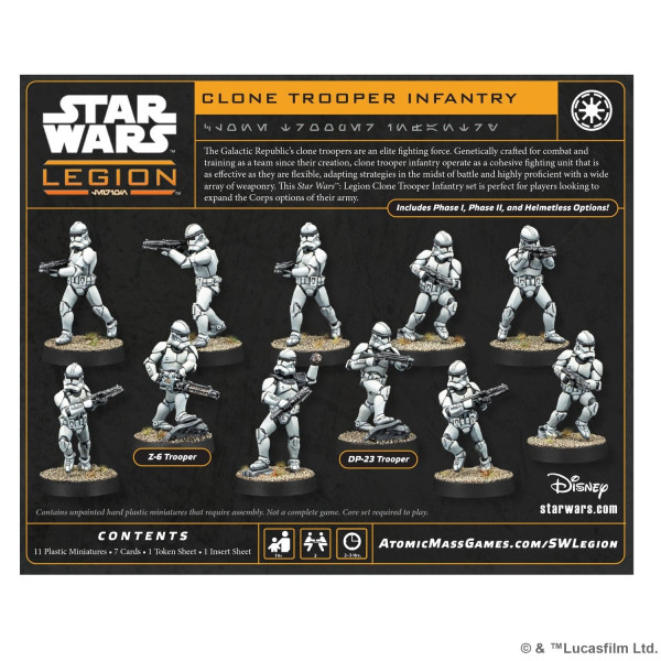 Clone Troopers Infantry Star Wars : Legion