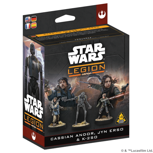 Cassian Andor, Jyn Erso & K-2SO Star Wars : Legion