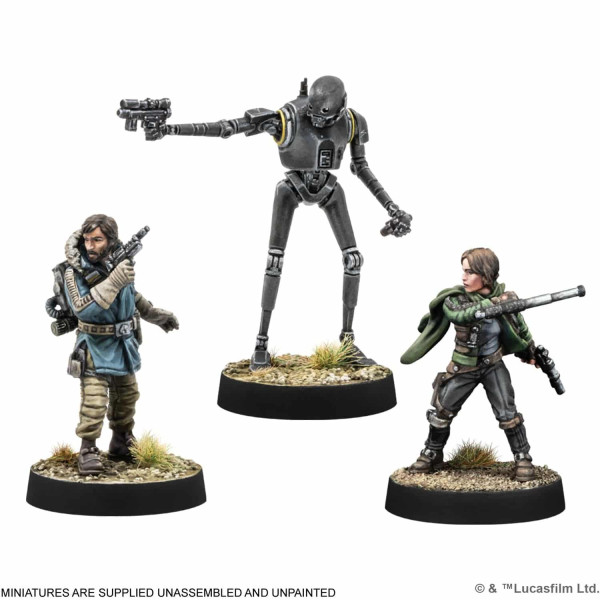 Cassian Andor, Jyn Erso & K-2SO Star Wars : Legion